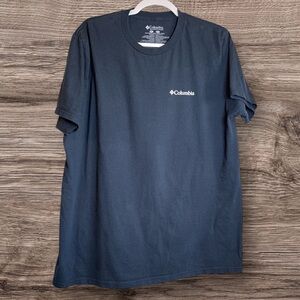 Columbia Men's Dark Blue Short Sleeve Tee XL Navy Blue